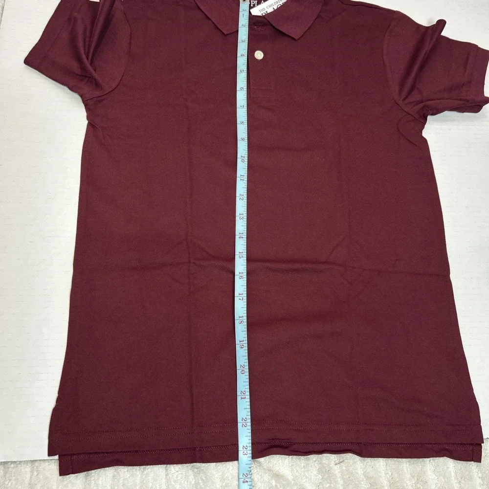 The Children's Place Boys Redwood Uniform Pique Polo L (10/12) 191755916378 NWT